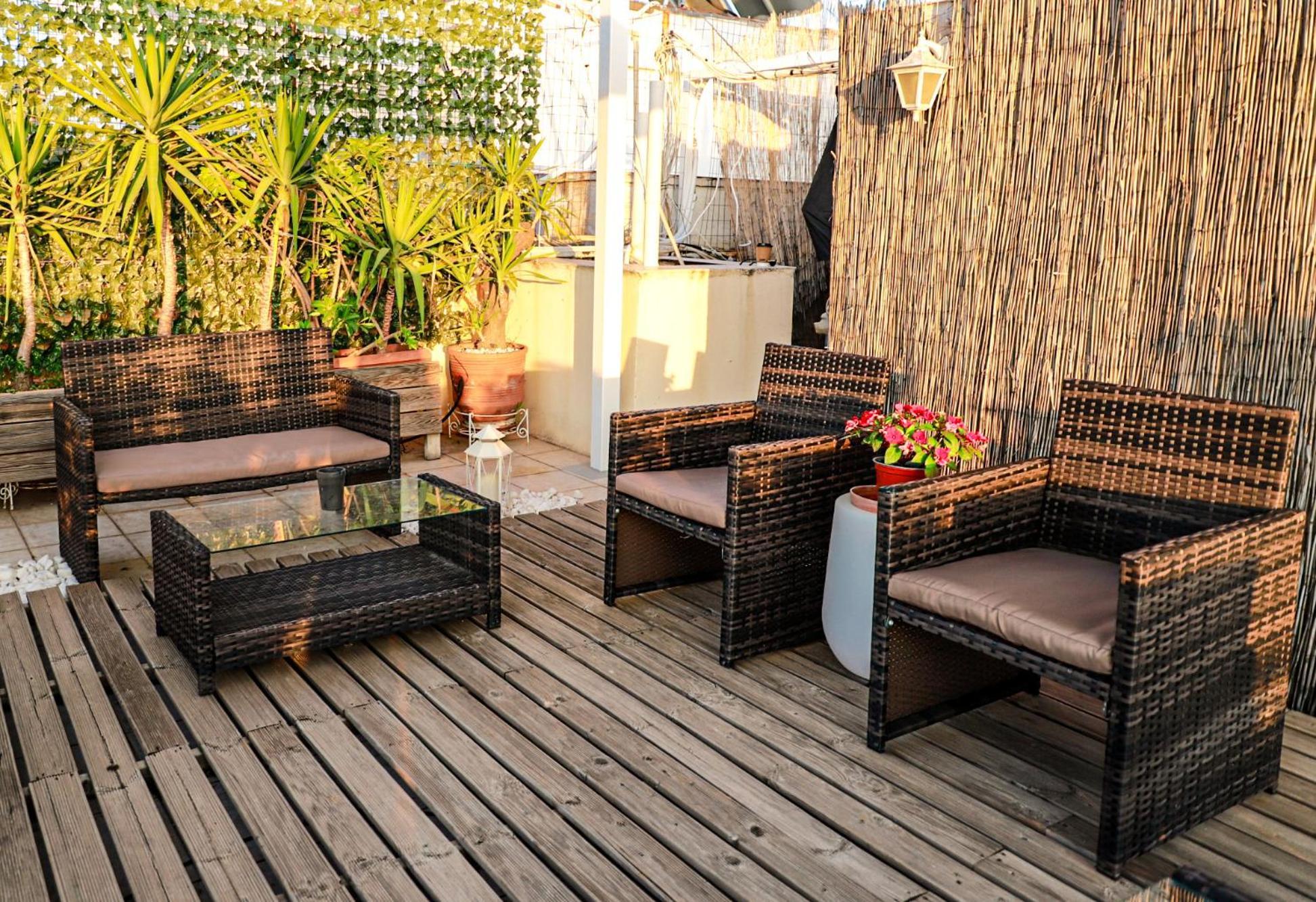 Renovated Apartment With Roof Garden Access, 15 M Walk To Acropolis Atenas Exterior foto